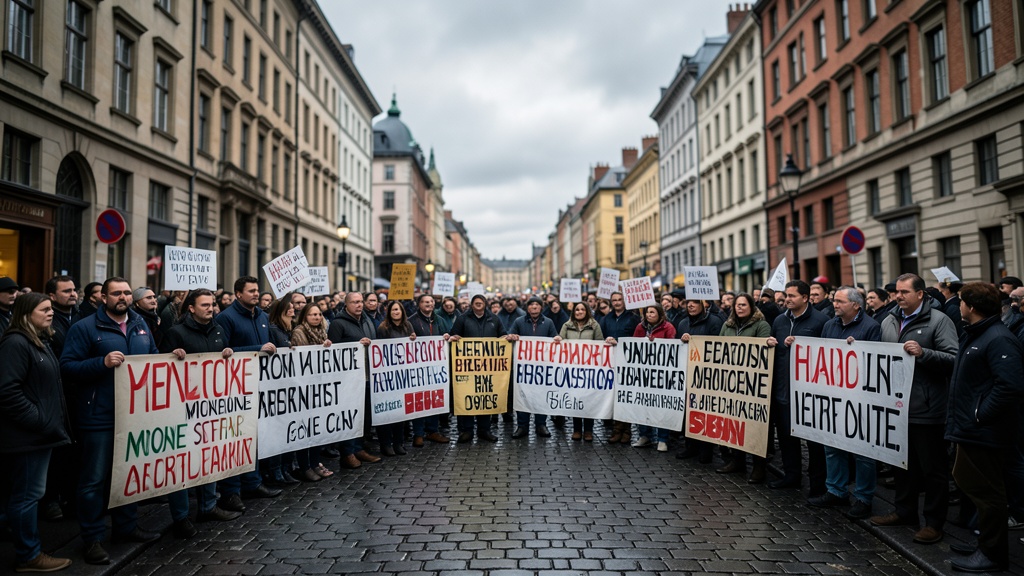 Protests Erupt in European City Over Development and Education Costs