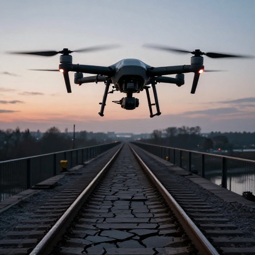 Russian Drone Strikes Ukrainian Rail Line After Western Visit