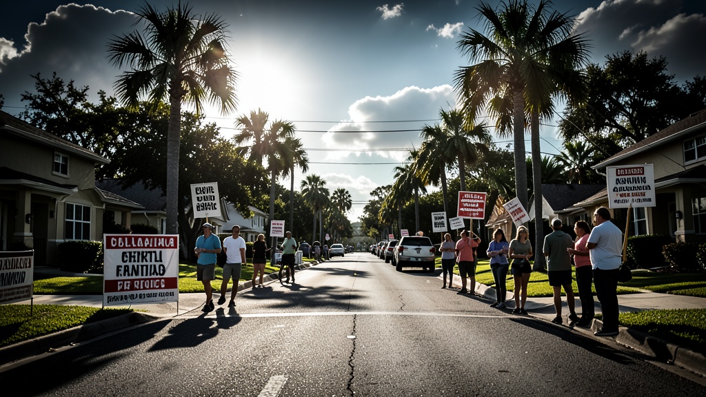 Vance Campaigns in Central Florida as Polling Tightens