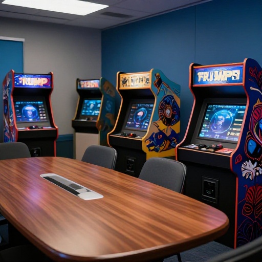 Trump White House Launches Arcade Games to Promote Border Policies