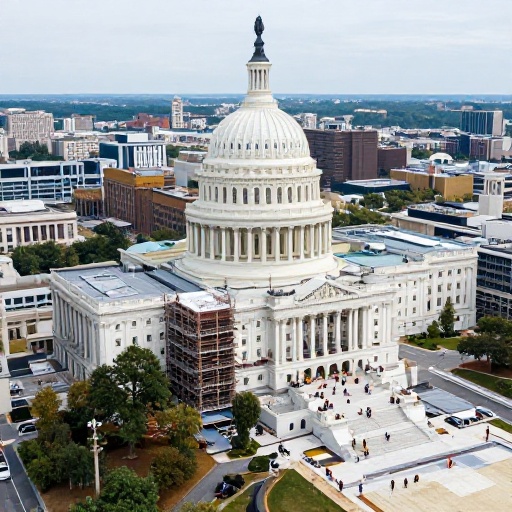 Trump-Backed Arch Construction Begins Near D.C., Burgum Says