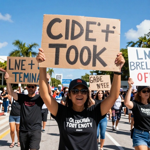 South Florida DSA Rally Proceeds After Venue Cancellations